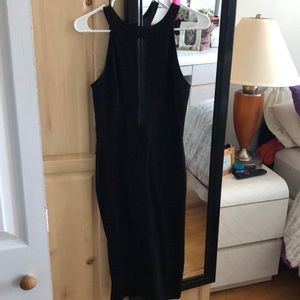 Black Bodycon Midi Dress